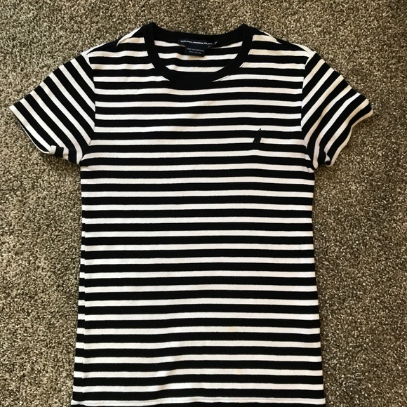 ralph lauren striped t shirt women's